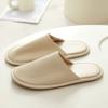 Pantuflas Plegables Salón de Belleza Gama Alta para Mujer de Interior Suela Suave Cuero Suela de Tendón Cuero Pantuflas Hogar Venta al por Mayor