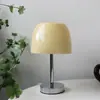 Luminária de Mesa de Vidro Retro Bauhaus Criativa Nórdica Moderna de Ferro para Quarto Mesa de Cabeceira Casa de Temporada Dormitório Lâmpada de Atmosfera