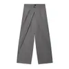 Calça Casual Simples de Verão Estilo Europeu e Americano Nova para 2026 0838777 preto