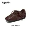 Zapatillas de entrenamiento alemanas Augushiden negras de suela plana para mujer, nuevo estilo vintage 2026, zapatillas de ballet deportivas casual extremadamente elegantes Forrest Gump