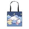 Bolso Cruzado Transfronterizo Nueva Serie Sanrio de Gran Capacidad, Bolso de Mano Plegable de Moda, Bolsa de Compras Moderna para Exteriores, Tendencia Caliente