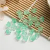 Flor de cuerno pequeño de niebla de loto vidrio degradado DIY pendientes de cuentas hechos a mano accesorios pasador antiguo material para tocado de ropa china