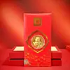 Envelopes Vermelhos do Ano do Cavalo para Riqueza Instantânea, Fortuna e Prosperidade, Moedas com Folha de Ouro, Pacotes Vermelhos Comemorativos, Pequenos Presentes de Saudação de Ano Novo Atacado