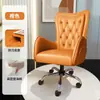 Las Sillas de Oficina Se Pueden Personalizar para Apartamentos Pequeños, Sillas de Computadora Cómodas de Respaldo Alto Que Se Pueden Girar y Ajustar en Altura, Adecuadas para Estudio, Dormitorio y Sala de Estudio