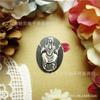 Resina de sabor fuerte calavera femenina retro accesorios de resina personalidad creativa accesorios para carcasa de teléfono móvil