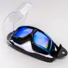 Gafas de Natación para Adultos de Marco Grande, Alta Definición, Antivaho, Impermeables, Campo de Visión Amplio, Anti-UV, Galvanizadas, Gafas de Natación Coloridas, Venta al por Mayor Transfronteriza