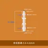 Adaptador de Torre Resistente a Altas Temperaturas Interface de Conversão de Tamanho Pequeno Conexões para Tubos de Água e Gás Tubo Flexível de Plástico Conector Reto Redutor de PP