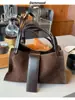 Bolso de Mano Estilo Retro para Mujer 2025 Nuevo Estilo Bolso Tote Simple de Gran Capacidad Versátil Bolso de Hombro Axila Moderno