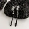 Nuevos Pendientes Triangulares de Clip Perla Vintage con Tachuelas de Diamante Estilo Chino Frescos y Elegantes, Sin Perforar, Pendientes Retro de Lujo Ligero de Gama Alta