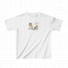 Ins Moda de Rua Americana Comércio Exterior Feminino Casual para o Dia a Dia Top Camiseta Curta Slim Fit Estampada de Gatinho Fofo
