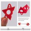 Suministro de fábrica soporte para carpintería en forma de pirámide 50 * 60 mm soporte triangular de plástico para pintura en aerosol al por mayor