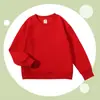 Camiseta Básica Holgada de Cuello Redondo para Niños y Niñas de Comercio Exterior, Chaqueta Superior para Niños Mayores, Sudadera de Algodón para Niños de Color Sólido