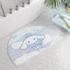 Alfombra de baño de felpa sintética, engrosada y con temática de dibujos animados para uso doméstico, adecuada para dormitorios, absorbente, resistente a las manchas y antideslizante, ideal como felpudo para la entrada del baño