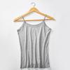 Camisola Modal Feminina plus size Camisola em Y Comprimento Médio Combina com Tudo Top Verão Roupa Externa Camiseta Base Interna
