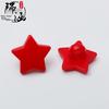 Botão de Tinta Colorida Estrela de Cinco Pontas Botão para Suéter Infantil Camisa 15mm Estrela de Desenho Animado Botão Decorativo DIY