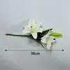 Simulación Transfronteriza Flor Lirio Flor Decoración Boda Comercio Exterior Flor Artificial Flor de Mesa Flor Artificial Adorno Sala de Estar Hogar Arreglo Floral Venta al por Mayor