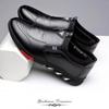 Zapatos de cuero nuevos de primavera y otoño para hombre, de suela suave, de cuero suave, cómodos, antideslizantes, para papá de mediana edad, zapatos casuales de negocios de cuero para hombre