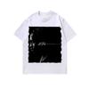 Camiseta de hiphop transfronteriza Retro Estampada de Media Manga Marca de Moda Urbana Americana Casual Suelta para Pareja de Manga Corta para Hombre y Mujer
