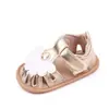 Zapatos para bebé moda zapatos de suela de goma bebé niña 0-1 año zapatos de princesa concha sandalias de punta cerrada Yiwu buenos productos BB3014
