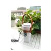 Taza de café japonesa y coreana para exteriores simple portátil con funda de cuero para llevar a mano, taza para té con leche, taza de café, funda protectora con aislamiento térmico