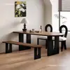 Mesa de comedor tipo isla estilo antiguo francés y sillas para apartamento pequeño en casa mesa de comedor semicircular de pared mesa larga de recepción para negociaciones otra