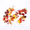 Hongyu Halloween 170cm Pulsera de Hoja de Arce Oscura de Simulación Rattan Decoración de Atmósfera Otoñal Joyería Colgante de Rattan de Hoja de Arce