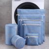 Bordado Bolsa de Lavandería Gruesa Sándwich Bolsa de Lavandería Antienredos Hogar Ropa Interior Chaqueta de Plumón Bolsa de Lavado Set de Bolsas de Malla