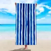 Toalha de Praia Listrada Simples Xiyin Temu Personalizada Toalha de Natação Toalha de Banho Microfibra Secagem Rápida Absorvente Toalha de Praia