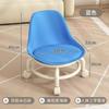 Taburete pequeño de acrílico silencioso para niños pequeños con rueda universal, taburete bajo con polea para silla pequeña famosa en Internet, hermoso taburete de costura