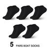 Calcetines Negros Calcetines de Hombre Algodón Desodorante Deportes Otoño e Invierno Algodón Alto Media Caña Color Puro Calcetines de Moda