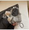 Bolso Cruzado de Cuadros Estilo Coreano Bolso Dumpling para Mujer 2025 Nuevo Versátil Elegante Nicho Alta Gama Ropa Diaria de Trabajo Bolso Cruzado