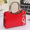 Bolsa 2026 Novo Modelo Bolsa Feminina Bolsa Vermelha de Casamento Estilo Europeu e Americano Bolsa Feminina Bolsa Transversal Bolsa Tote de Luxo Leve de Alta Qualidade
