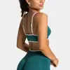 Top deportivo ajustado de dos piezas falso con bloques de color transfronterizos, ropa interior para correr, fitness, yoga de manga larga, pantalones de yoga Pilates
