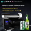 Impressora UV para garrafa de vinho de 31 graus caixa de chá de acrílico capa de celular de metal madeira equipamento de impressão de papel de parede de fundo