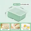 Molde para cubitos de hielo, charola de hielo suave de silicona, caja de almacenamiento de hielo de gran capacidad, grado alimenticio, perfecto para hacer cubitos de hielo grandes y cuadrados