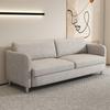 Sofá de Tecido Tecnológico Simples para Casa Negociação Tecido com Nanotecnologia Novo Estilo Recepção Sala de Estar Linha Reta Nórdica Decoração de Casa Uso Duplo