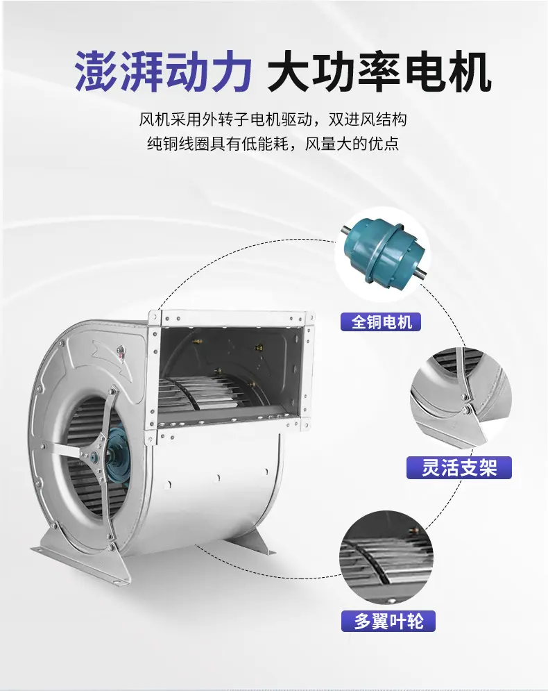 DKT型离心式低噪音通风机