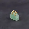 Ágata Natural Jade Cristal Pedra Bruta Mini Bolsa Decoração Peça de Escultura DIY Pequeno Ornamento Presente Transfronteiriço