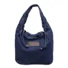 Bolso de Mezclilla Simple con Etiqueta Estilo Harajuku 2026 Primavera para Mujer Estilo Coreano Casual para el Día a Día Bolso de Hombro Cruzado