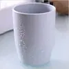 Vaso para enjuague bucal doméstico simple, vaso de plástico liso para cepillo de dientes, vaso para cepillo de dientes de pareja, vaso para enjuague bucal redondo engrosado al por mayor