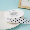 Dia das Crianças Fita Colorida de Bolinhas Grandes 2,5cm Laço de Fita de Poliéster Artesanal DIY Acessórios de Cabelo Fita Decorativa