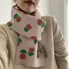 Novo Cachecol de Outono e Inverno Feminino de Inverno Estilo Coreano Versátil de Lã Tricotada Estudante Menina Fofa Cachecol Longo de Alta Qualidade