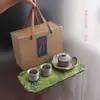 Nuevo Juego de Té Kung Fu de Cerámica Yuerui Set Caja de Regalo para Eventos de Negocios, Venta al por Mayor con Impresión de Logo, Recuerdos de Salud y Bienestar