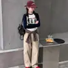 Conjunto de Camisetas de Manga Larga para Niñas Primavera y Otoño 2026 Nuevo Estilo para Niñas Mayores, Pantalones Cargo Casuales de Otoño para Niños Modernos