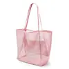 Bolsa de Malla Plegable para Playa Gran Capacidad Impermeable a Prueba de Arena Bolso de Hombro Tipo Tote para Mujer Bolso de Mano para Viajes al Aire Libre de Verano