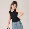 Chaleco Tutu Elefantito Niñas Primavera 2026 Ropa Infantil Nueva Color Sólido Versátil Chaleco Elástico Cómodo Top Ropa Infantil