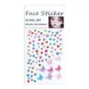 Nuevas Pegatinas de Diamantes de Cristal para Niños Maquillaje de Escenario para Actuaciones de Niñas Joyas Decorativas Coloridas para Mole de Frente Despegable DIY