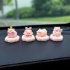 Adorno Lindo de Cerdo Giratorio para Tablero de Coche, Decoración Creativa para el Interior del Coche, Decoración de Escritorio para Aliviar el Estrés para Niñas