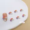 Decoraciones de Arte para Uñas de Resina Dibujos Animados Botella de Vino Decoraciones para Uñas Aretes Funda de Teléfono Accesorios para Uñas Portátiles Estilo Ins