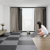Alfombra de Oficina Autoadhesiva Empalmable Cuadrada Dormitorio Sala de Estar Comercial Grande Área Piso de Cemento Tapete de Piso Completo